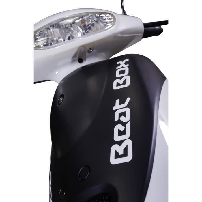 Scooter 50cc 4 temps à injection TAOTAO - CY50T-6 - SIV inclus (carte  grise) - Coloris blanc et noir - EURO4 - eMALLYSTORE