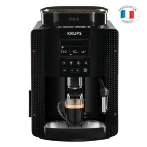 KRUPS YY8135FD Machine à café automatique avec broyeur à grains Essential - Ecran LCD - Pression 15 Bars - Noire